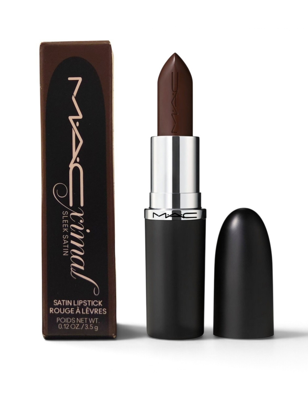 MACximal Sleek Satin Lipstick " Film Noir" 809 - Full Size NIB